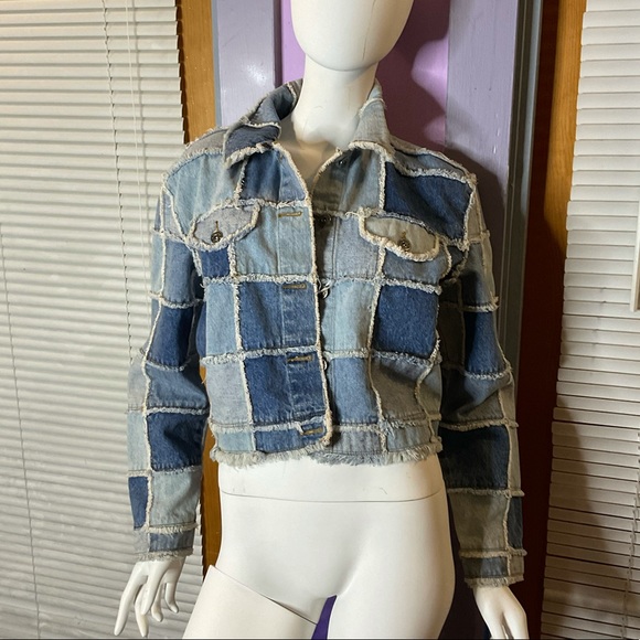 Denim Patchwork Jacket - Picture 6 of 8